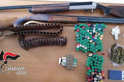 Droga e armi dopo una perquisizione in casa: arrestato - Corriere Salentino