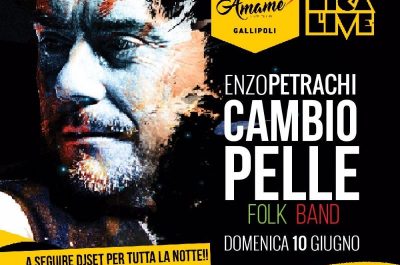 Enzo Petrachi in concerto all’Amamè con il nuovo album “Cambio Pelle” - Corriere Salentino