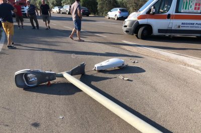 Spettacolare incidente sulla strada per il mare, illesi i conducenti - Corriere Salentino