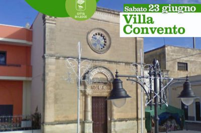 "Quartieri puliti", sabato 23 giugno a Villa Convento - Corriere Salentino