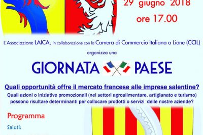 "Giornata Paese" da Laica: la Camera di Commercio italiana di Lione incontra gli imprenditori salentini - Corriere Salentino