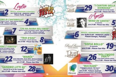 Lequile, serate d’estate: due mesi di grandi feste in piazza - Corriere Salentino