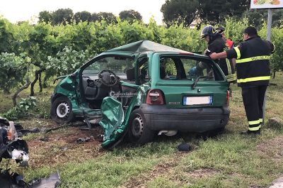 Tragedia sulla Carmiano - Salice, muore automobilista di 65 anni - Corriere Salentino