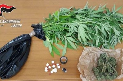 Droga in casa e nel bar, finisce ai domiciliari un 37enne - Corriere Salentino