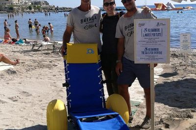 "Il mare è di tutti", sedie job presso le spiagge libere per l’accesso al mare dei diversamente abili - Corriere Salentino