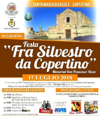Festa Fra Silvestro da Copertino 17 Luglio - Corriere Salentino