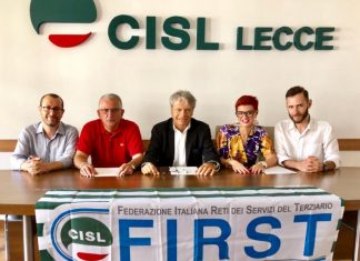 Giuseppe Colella è il nuovo segretario generale First Cisl Lecce