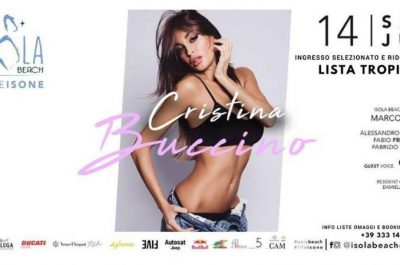 La bellezza prorompente di Cristina Buccino incanterà l’Isola Beach di Porto Cesareo - Corriere Salentino