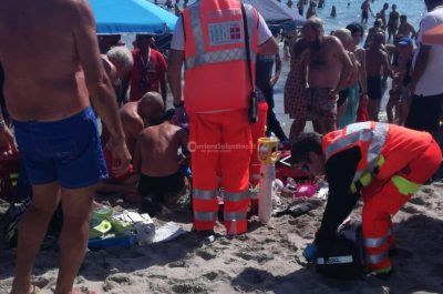 Malore in spiaggia, il cuore si ferma: salvato in extremis da due infermieri in vacanza - Corriere Salentino