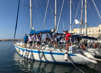 Gli scout esplorano il mare di Gallipoli