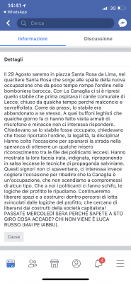 L’ex canile occupato è da anni sotto sequestro, gli anarchici sfidano tutti con una festa in piazza Santa Rosa. Chiesto il blocco utenze - Corriere Salentino