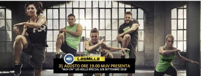 Muv on-Les Mills special, domani nel centro polifunzionale lo Spazio aperitivo con lezione aperta - Corriere Salentino