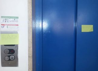 Ascensore all’IISS “E. Fermi di Lecce riparato “alla buona” dopo l’appello dello “Sportello dei Diritti” e subito rotto