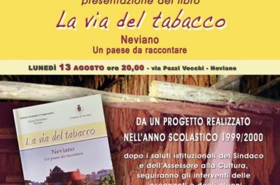 "La Via del Tabacco", a Neviano la presentazione del libro - Corriere Salentino