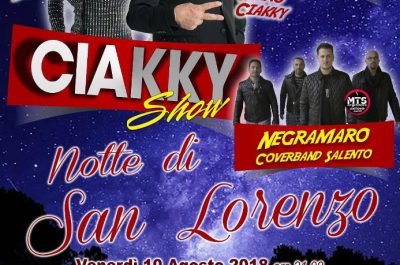 Una Notte di San Lorenzo luminosa con il Ciakky Show e la Negramaro Cover Band a Torre dell'Orso - Corriere Salentino