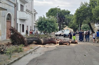 Maltempo: sei persone tratte in salvo dalla Guardia Costiera e danni nei comuni della provincia - Corriere Salentino