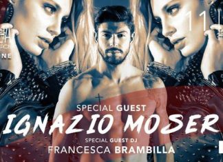 L’ex GF Ignazio Moser all’Isola Beach di Porto Cesareo