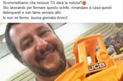 Blitz antidroga alla Baia Verde: indagati 25 stranieri. Salvini su Fb con la ruspa in mano: "A casa i delinquenti" - Corriere Salentino