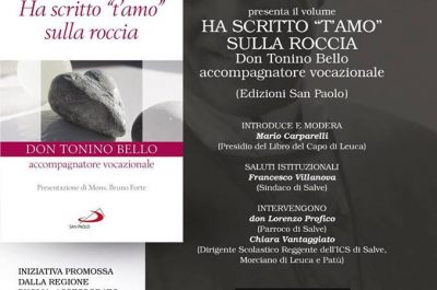 Salve: il Vescovo di Ugento presenta il suo ultimo libro su don Tonino - Corriere Salentino