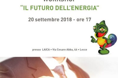 "Il futuro dell'energia": giovedì 20 settembre workshop da Laica - Corriere Salentino