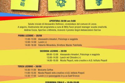 Al via la "Scuola di Creatività e Innovazione" per 30 giovani innovatori - Corriere Salentino