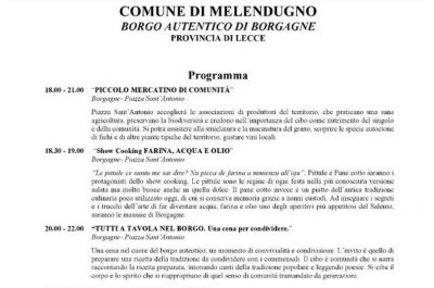 Giornata Nazionale dei Borghi Autentici: a Borgagne si festeggia con il cibo buono e autentico - Corriere Salentino