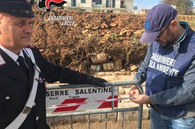 Il nubifragio porta alla luce una discarica abusiva a Tuglie - Corriere Salentino