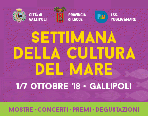Settimana della cultura del mare di Gallipoli, oggi la serata evento “Blu Mediterraneo”