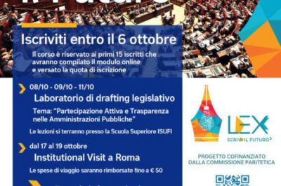 A Lecce il primo laboratorio di drafting legislativo pugliese - Corriere Salentino