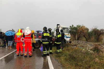 Perde il controllo del camion e finisce fuori strada, muore 56enne di Frigole - Corriere Salentino