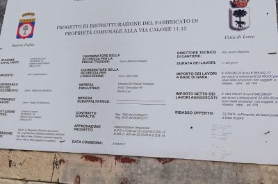 Via Calore, Russo: "Sembra di essere in guerra, crolla tutto" - Corriere Salentino