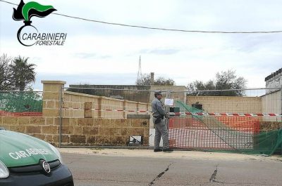 Pavimentazione realizzata senza alcuna autorizzazione in zona sottoposta a vincoli: due denunce - Corriere Salentino
