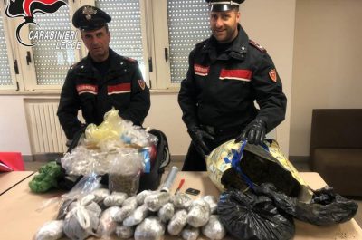 Droga a chili nella casa degli studenti, arrestati quattro giovani e controlli dei carabinieri in altri comuni della provincia - Corriere Salentino