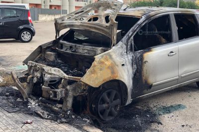 Ancora una "notte rovente" alla periferia di Lecce: incendiata l'ennesima vettura - Corriere Salentino
