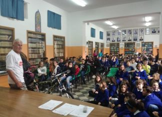 Anche a Nardò Janus River, il ciclista giramondo