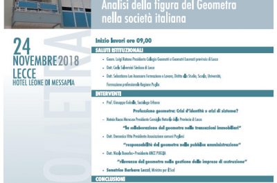 "Il Geometra ieri, oggi, domani”, sabato 24 novembre convegno al Leone di Messapia - Corriere Salentino