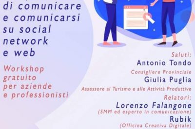 "Comunicare online", al Chiostro dei Carmelitani di Nardò un workshop gratuito dedicato ad aziende e professionisti - Corriere Salentino