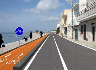 Cambia il lungomare, ecco la pista ciclabile tra Santa Maria e Santa Caterina