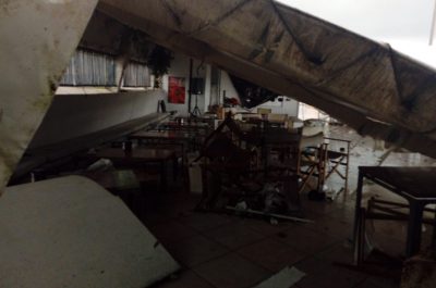 Paura per la caduta di calcinacci sul ponte della Lecce-Maglie, tromba d’aria a Tricase: chiesa e case devastate - Corriere Salentino