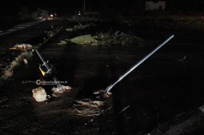 Paura per la caduta di calcinacci sul ponte della Lecce-Maglie, tromba d’aria a Tricase: chiesa e case devastate - Corriere Salentino