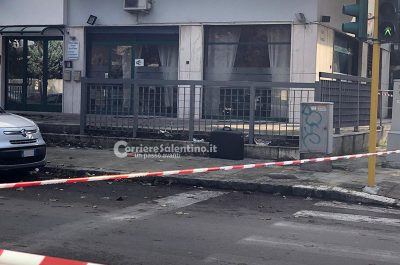 Valigia sospetta davanti all'Adecco, scatta l'allarme. Nel marzo scorso ordigno firmato "No Tap" - Corriere Salentino