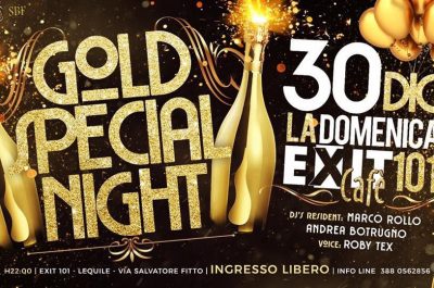“Gold Special Night": la domenica Exit si rinnova con l'animazione Roby Tex - Corriere Salentino