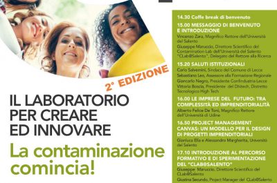Clab, al via la II edizione del laboratorio per creare e innovare dell’Università del Salento - Corriere Salentino