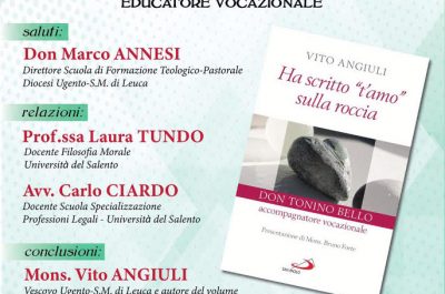 “Ha scritto t’amo sulla roccia”, a Corsano la presentazione del libro di Mons. Angiuli - Corriere Salentino