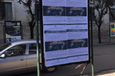 Plance pubblicità arrugginite e pericolanti in via XXV Luglio, la denuncia dello "Sportello dei Diritti" - Corriere Salentino