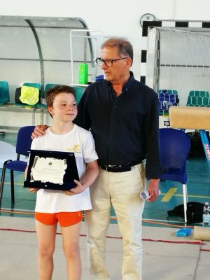Ginnastica artistica maschile, Mattia Quarta in under 16 - Corriere Salentino