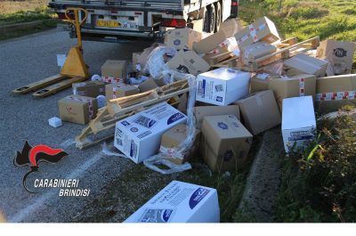 Assalto al tir di sigarette diretto a Lecce: rubate 7 tonnellate di "bionde", ferito l'autista - Corriere Salentino