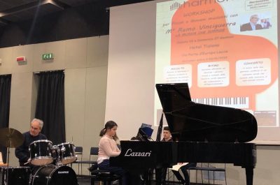 Intervista a Remo Vinciguerra in occasione del workshop con gli studenti dell'Harmonium, l’arte del comporre e insegnare con un sorriso - Corriere Salentino