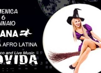 Befana afro latina al Movida