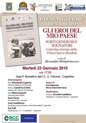 Presentazione del libro Gli eroi del mio Paese - Corriere Salentino